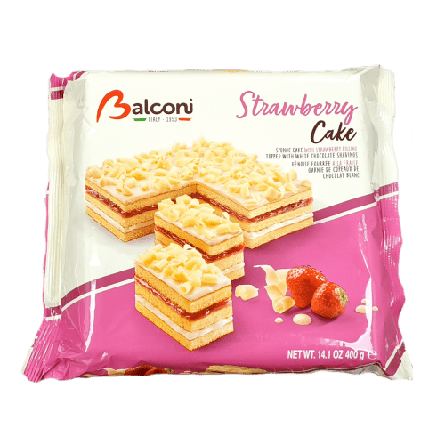 BALCONI STRAWBERRY CAKE - 400G - BALCONI