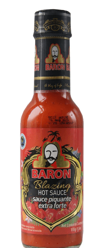 BARON BLAZING HOT SAUCE - 155G - BARON