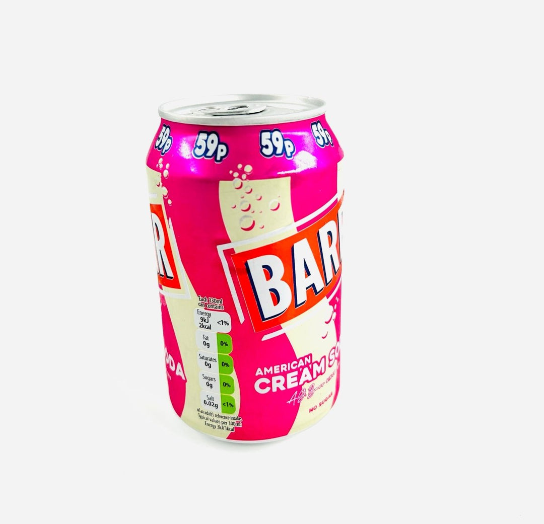 BARR AMERICAN CREAM SODA - 330ML - BARR