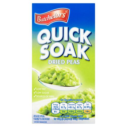 BATCHELORS QUICK SOAK PACKET PEAS - 250G - BATCHELORS