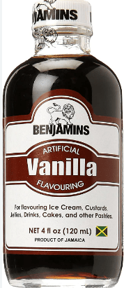 BENJAMINS VANILLA FOOD FLAVOURING - 120ML - BENJAMINS