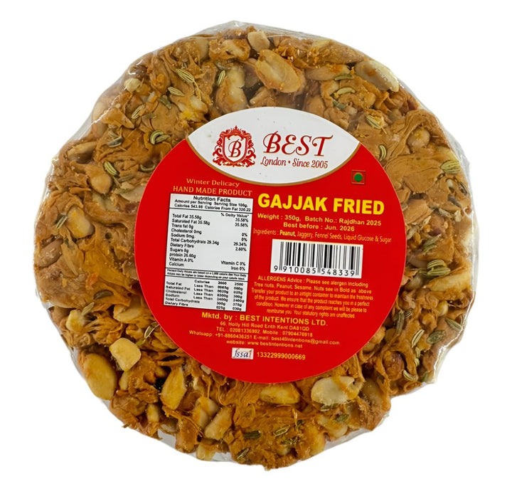 Best Gajjak Fried Round - 350g - BEST INTENTIONS