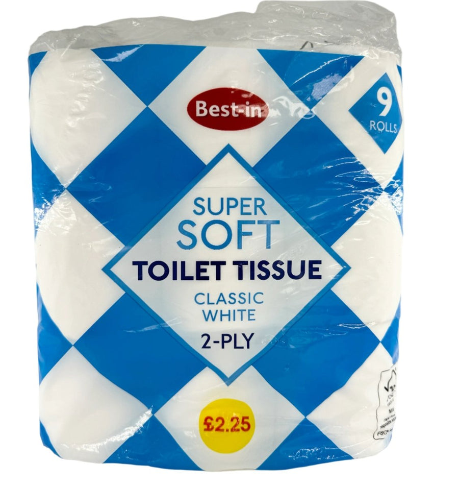 BEST - IN SUPER SOFT TOILET TISSUE CLASSIC - 2PLY - BEST - IN