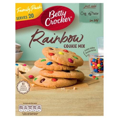 BETTY CROCKER RAINBOW COOKIE MIX - 20S - BETTY CROCKER