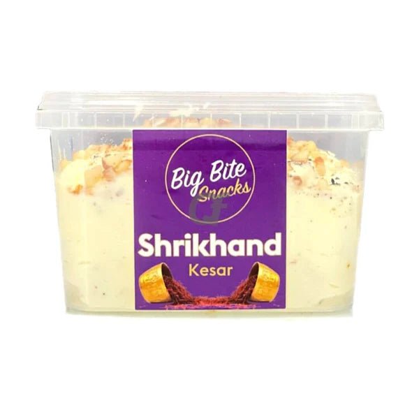 BIG BITE SNACKS SHRIKHAND KESAR & ELAICHI - 400G - BIG BITE SNACKS