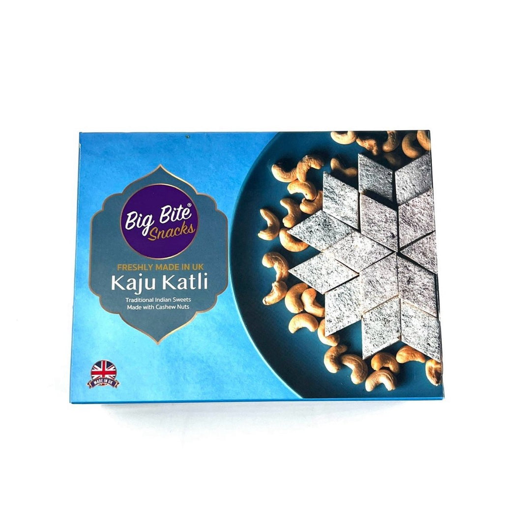 BIG BITE SNACKS SNACKS KAJU KATLI 300G - BIG BITE SNACKS