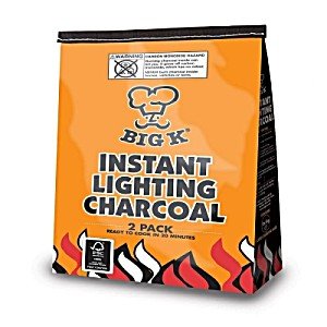 BIG K INSTANT LIGHTING CHARCOAL - 2PACK - BIG K