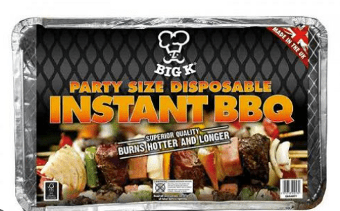 BIG K LARGE PARTY SIZE INSTANT BBQ - 1 PIECE - BIG K