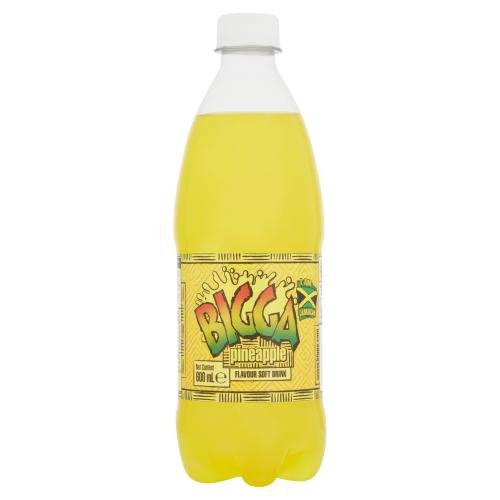BIGGA PINEAPPLE FLAVOUR SOFT DRINK - 600ML - BIGGA