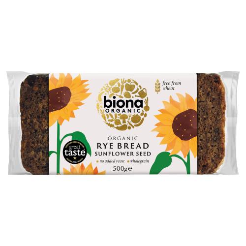 BIONA ORGANIC SUNFLOWER BREAD - 500G - BIONA