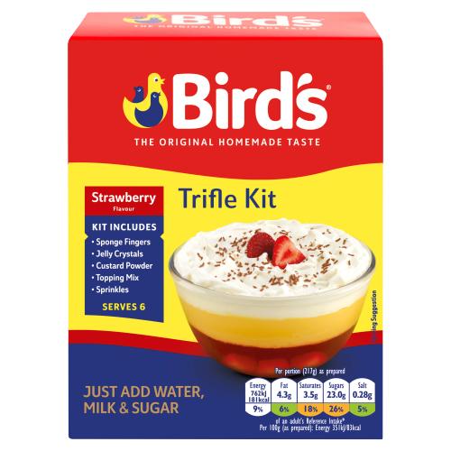 BIRDS TRIFLE MIX STRAWBERRY - 141G - BIRDS