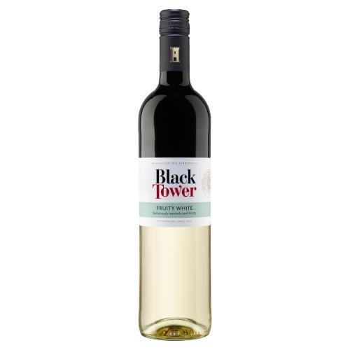 BLACK TOWER FRUITY WHITE - 75CL - BLACK