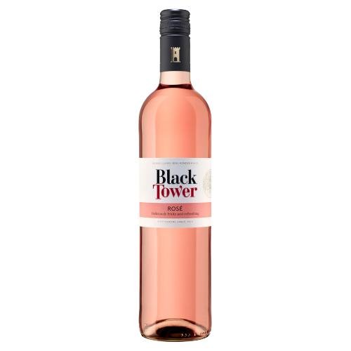 BLACK TOWER ROSE - 75CL - BLACK