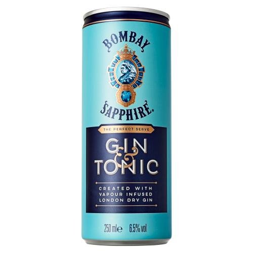 BOMBAY SAPPHIRE & TONIC - 250ML - BOMBAY