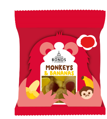 BONDS MONKEYS & BANANAS - 50G - BONDS