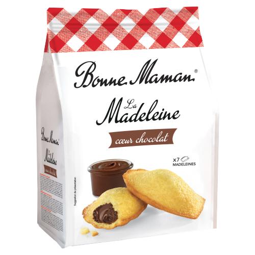 BONNE MAMAN CHOC FILLED MADELEINES - 210G - BONNE MAMAN