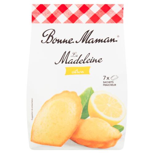 BONNE MAMAN LEMON MADELEINES 7PK - 25G - BONNE MAMAN