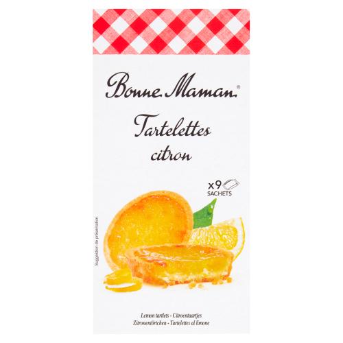 BONNE MAMAN LEMON TARTLETS 9PK - 15G - BONNE MAMAN