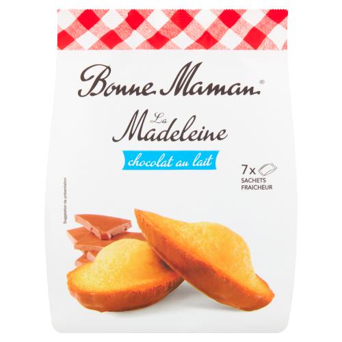 BONNE MAMAN MADELEINE CHOCOLATE - 210G - BONNE MAMAN