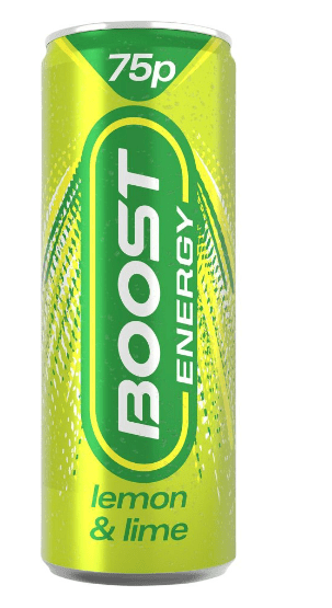 BOOST ENERGY LEMON & LIME - 250ML - BOOST