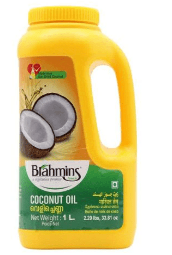 BRAHMINS COCONUT OIL - 1L - BRAHMINS