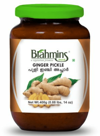 BRAHMINS GINGER PICKLE - 400G - BRAHMINS