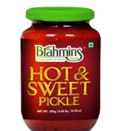 BRAHMINS HOT & SWEET PICKLE - 400G - BRAHMINS