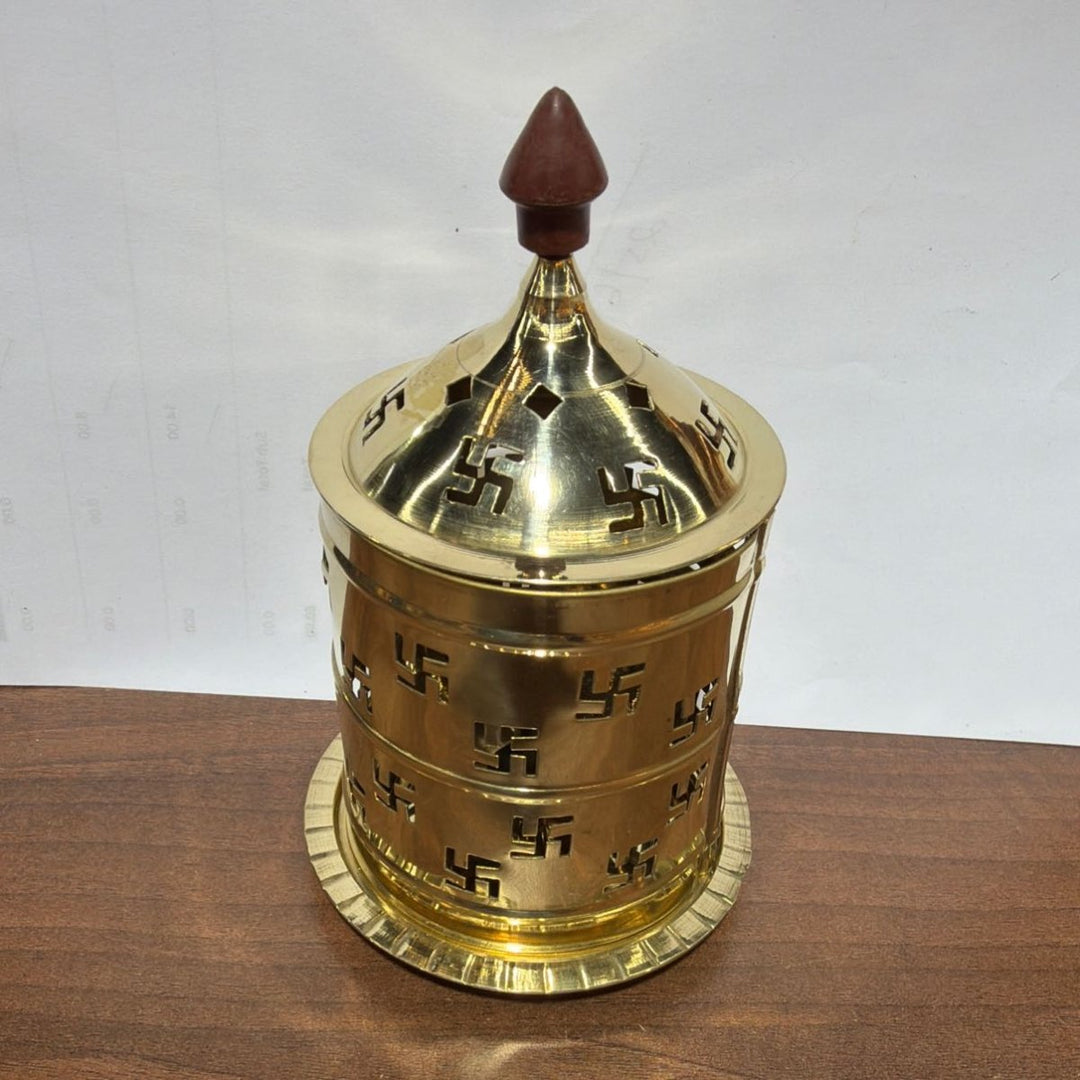 Brass Goblet Lamp - No01 - ALLI BHAVAN