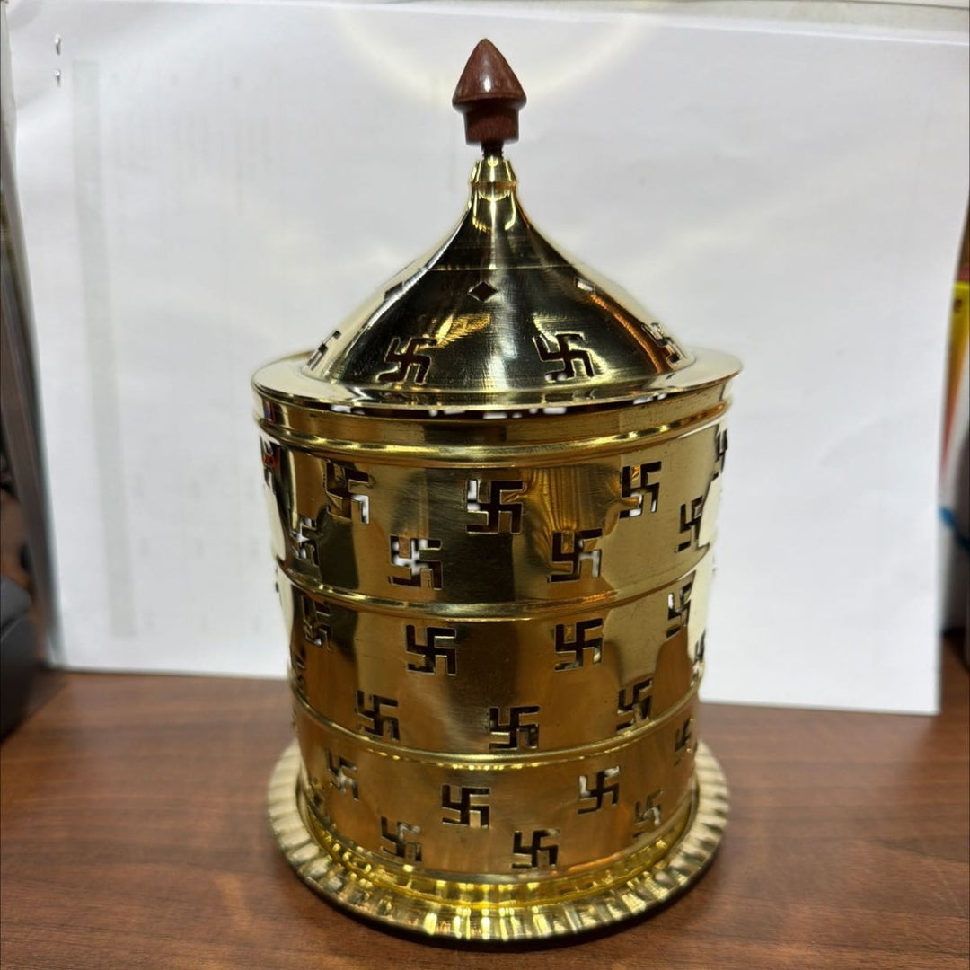 Brass Goblet Lamp - No02 - ALLI BHAVAN