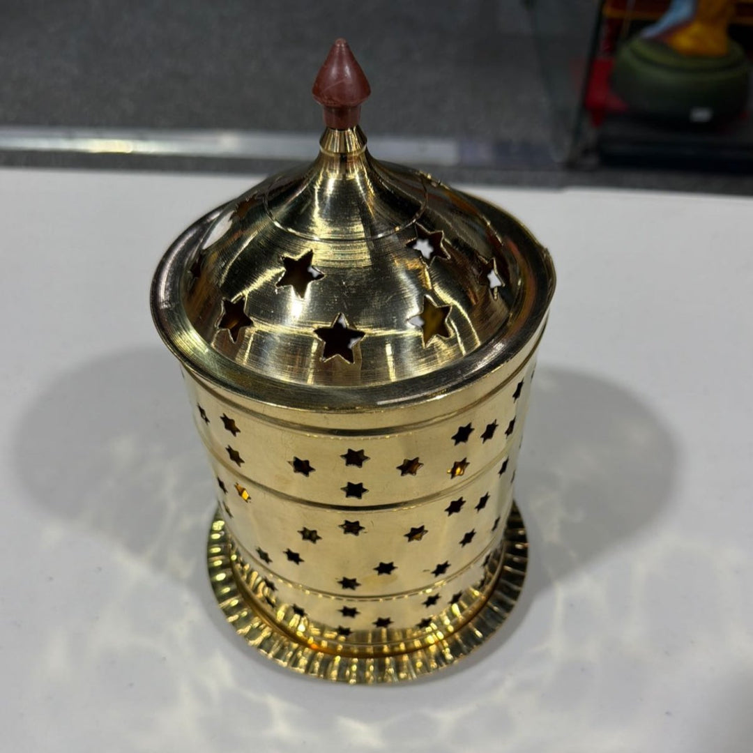 Brass Goblet Lamp - No03 - ALLI BHAVAN