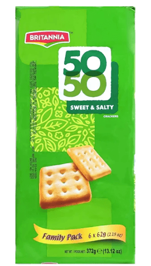 BRITANNIA 50 50 SWEET & SALTY - 372G - BRITANNIA