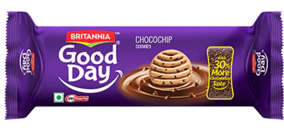 BRITANNIA GOOD DAY CHOCO CHIP COOKIES - 120G - BRITANNIA