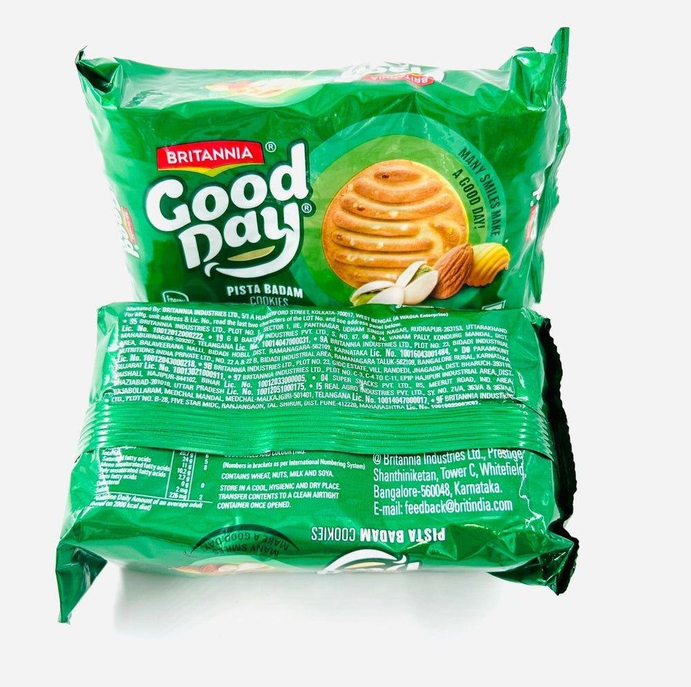 BRITANNIA GOOD DAY PISTA BADAM COOKIES - 200G - BRITANNIA