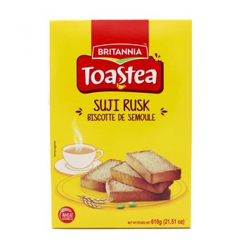 BRITANNIA TOASTEA SUJI (WHEAT) RUSK - 610G - BRITANNIA