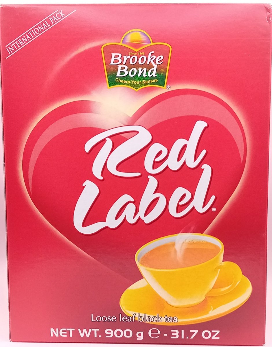 BROOKE BOND RED LABEL LOOSE LEAF BLACK TEA - 900G - BROOKE BOND