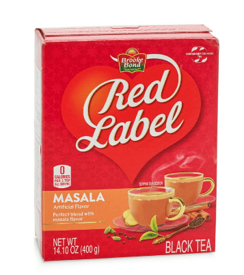 BROOKE BOND RED LABEL MASALA TEA - 400G - BROOKE BOND