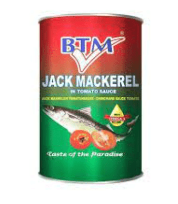 BTM JACKMACKEREL IN TOMATO SAUCE - 425G - BTM