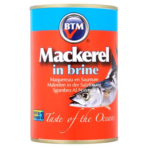 BTM MACKEREL IN BRINE - 425G - BTM