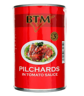 BTM PILCHARDS IN TOMATO - 425G - BTM