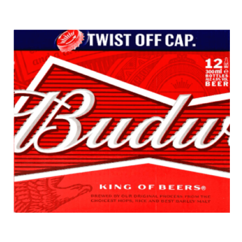 BUDWEISER 12PACK - 300 ML - BUDWEISER