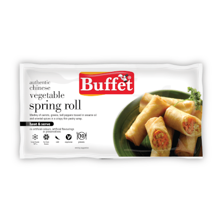 BUFFET VEGETABLE SPRING ROLLS - 200G - BUFFET