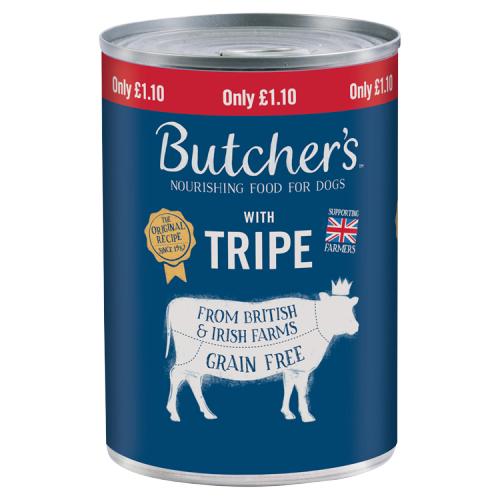 BUTCHERS TRIPE DOG FOOD TIN - 400G - BUTCHERS