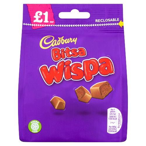 CADBURY BITSA WISPA - 95G - CADBURY