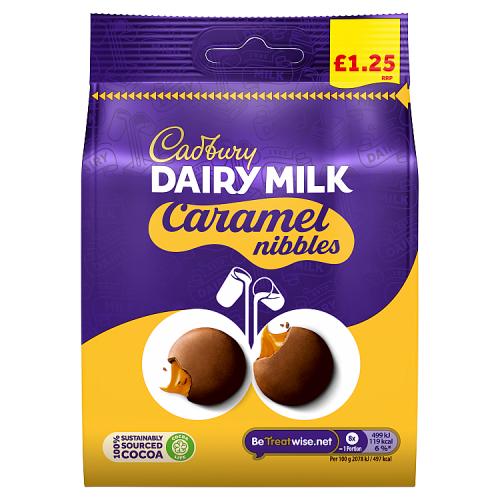 CADBURY CARAMEL NIBS - 95G - CADBURY