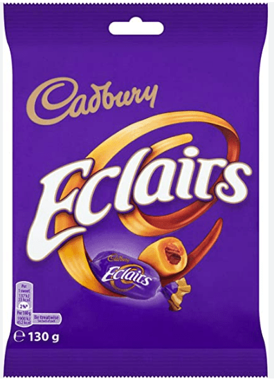 CADBURY CHOCOLATE ECLAIRS - 130G - CADBURY