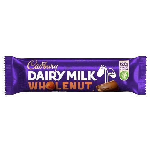 CADBURY DAIRY MILK WHOLENUT - 45G - CADBURY