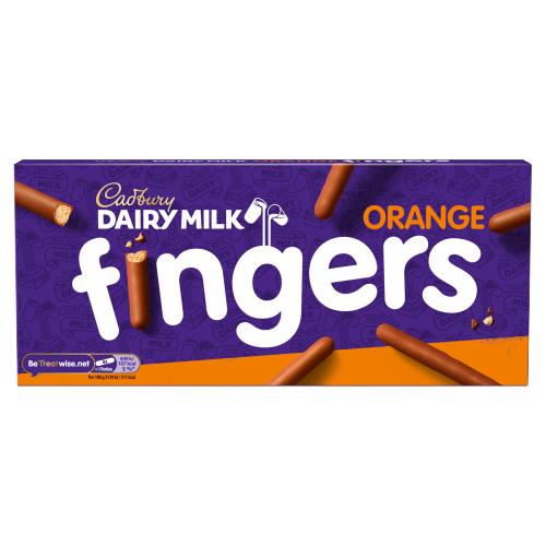 CADBURY ORANGE FINGERS - 114G - CADBURY