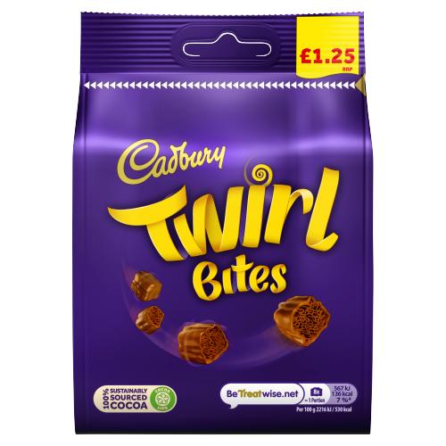 CADBURY TWIRL BITES - 95G - CADBURY