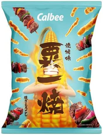 CALBEE GRILL - A - CORN BBQ FLAVOUR - 80G - CALBEE