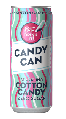 CANDY CAN COTTON CANDY - 330ML - CANDYCAN